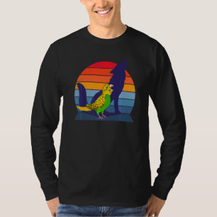 Retro Parrot I Howling Varg I Screaming Gult Bud T Shirt
