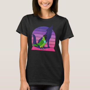 Retro Parrot I Howling Varg I Screaming Nanday Con T Shirt