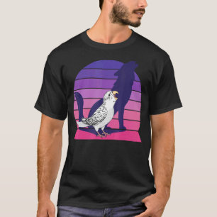 Retro Parrot I Howling Varg I Screaming White Budg T Shirt