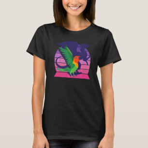 Retro Parrot I Winged Dragon I Screaming Fischer's T Shirt
