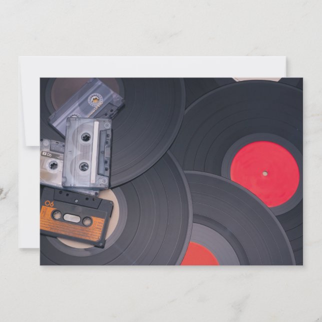 Retro Party Inbjudningar (Framsida)