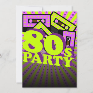 Retro Party Inbjudningar