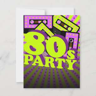 Retro Party Inbjudningar