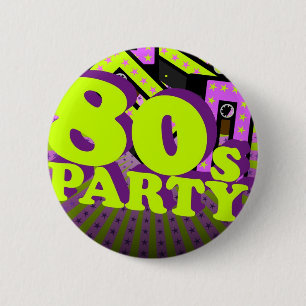 Retro party knapp