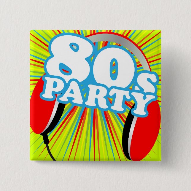Retro party knapp (Framsida)
