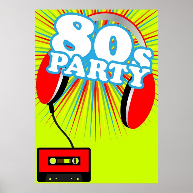 Retro Party Poster (Framsidan)