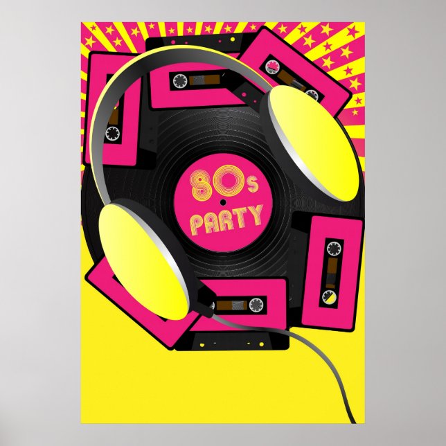 Retro Party Poster (Framsidan)
