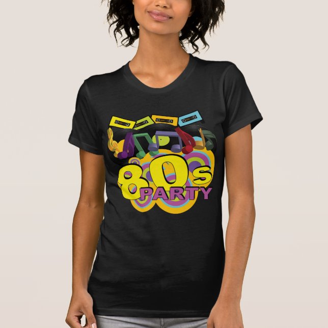 Retro party t shirt (Framsida)