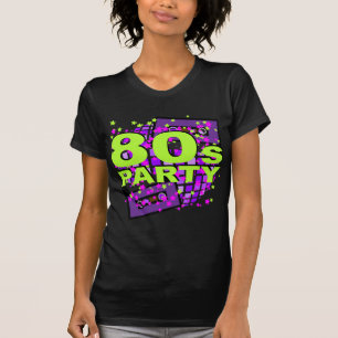 Retro partybakgrund tee