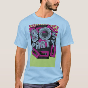 Retro partybakgrund tröja