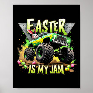 Retro Påsk är min Sylt-monster Lastbil utanför lan Poster