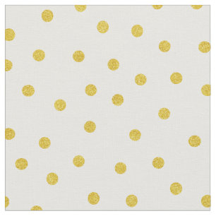 Retro pastel glitter guld polka dots mönster tyg