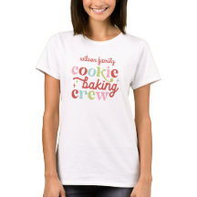 Retro Pastel jul Cookie Baking Crew | Familj
