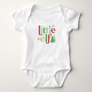 Retro Pastel-jul   Little Elf T Shirt
