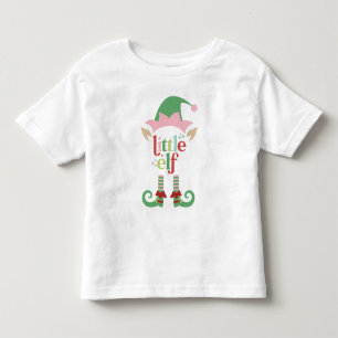 Retro Pastel-jul Little Elf T Shirt
