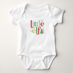 Retro Pastel-jul   Little Elf T Shirt
