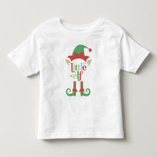 Retro Pastel-jul Little Elf T Shirt