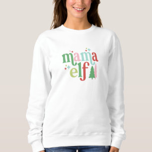 Retro Pastel-jul   Mamma Elf T Shirt