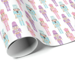 Retro Pastel Nutcracker Ballet Family Helgdagars Presentpapper