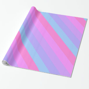 Retro pastell görar randig trendig presentpapper
