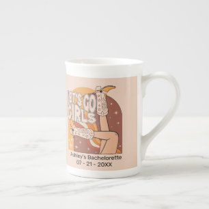 Retro pastell rosa rodeo möhipparty  benporslin mugg