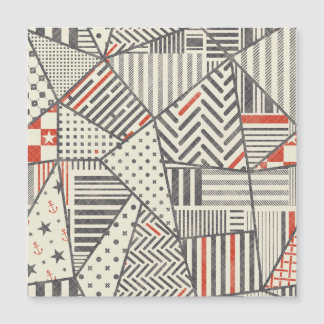 Retro Patchwork: Abstraktens geometriska design
