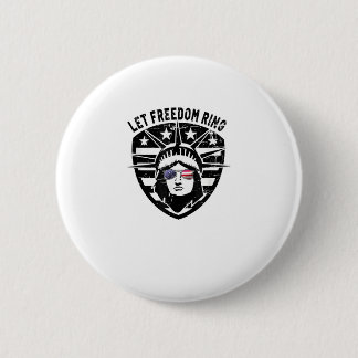 Retro Patriotic Let Freedom Ring 4 juli Knapp