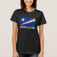 Retro Patriotic Manar Women Marshall Islands Flagg