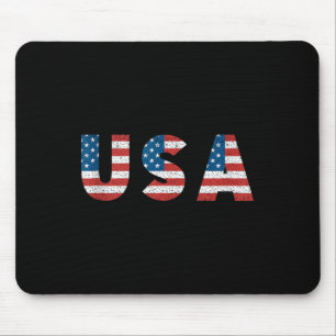 Retro Patriotic Usa National American Flagga 20th Musmatta