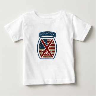 Retro patriotisk 10th berguppdelning t-shirt