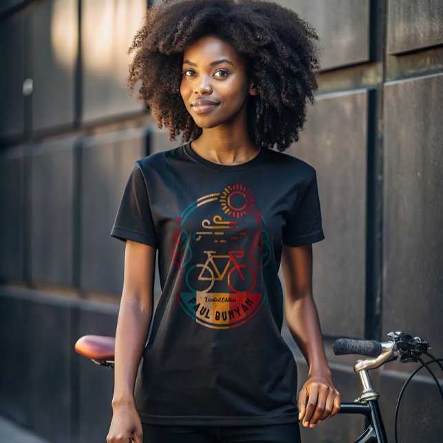 Retro Paul Bunyan Bike Trail T Shirt (Skapare uppladdad)