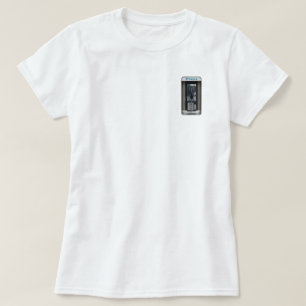Retro Payphone-design, Vintage Telefonkiosk Konst T Shirt