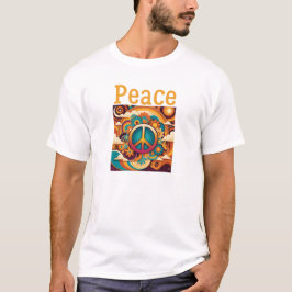 Retro Peace Graphic Shirt T Shirt