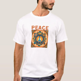 Retro Peace Graphic Shirt T Shirt