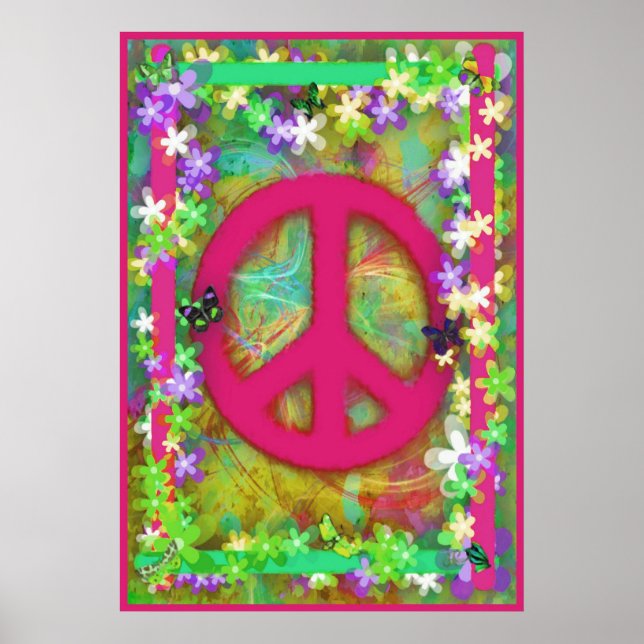 Retro Peace Poster (Framsidan)