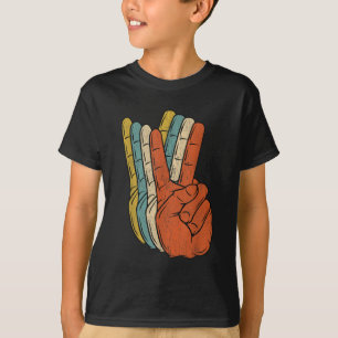 Retro Peace Vintage 60:s 70:e Hippie T Shirt