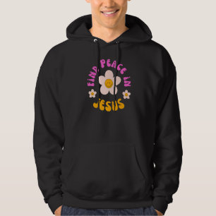 Retro Peace Vintage Jesus Freak 60:s 70-tal Hoodie
