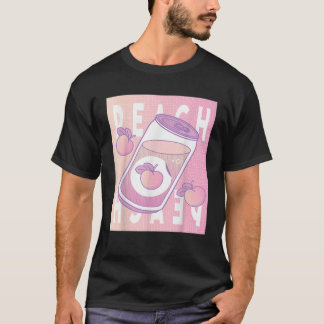 Retro Peach Vaporwave 90s Japanskt estetiskt synth T Shirt