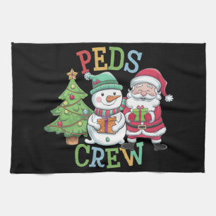 Retro Peds Crew jul Barn Sjuksköterska Kökshandduk