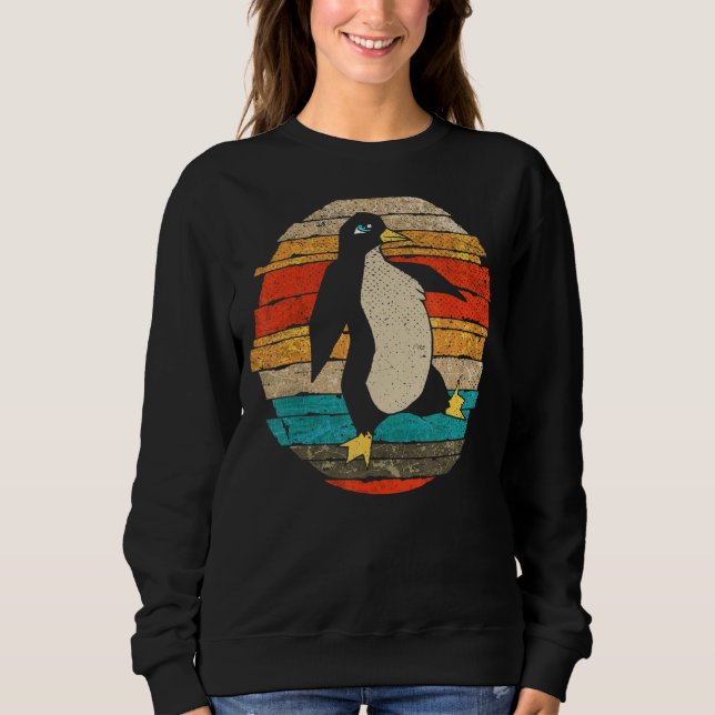 Retro Penguin T Shirt (Framsida)