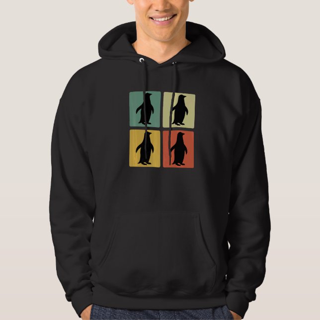 Retro Penguins Hoodie (Framsida)