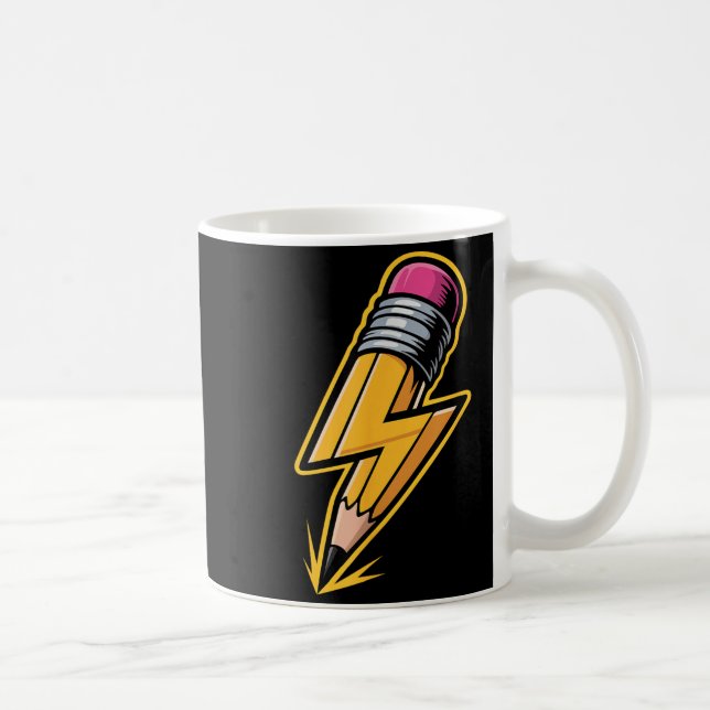 Retro Penna Penna Tillbaka till skolan Lärare Stud Kaffemugg (Höger)