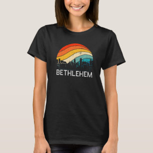 Retro Pennsylvania Bethlehem Skyline Vintage Urban T Shirt