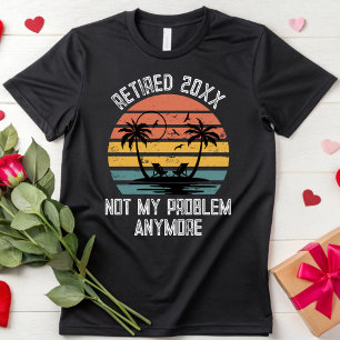 Retro Pension Party Manar Kvinnor pensionerade 202 T Shirt