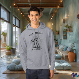 Retro-Pepparkaksgubbe - Vintage Raster Black Hoodie