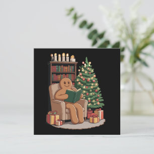 Retro Pepparkaksläsningsböcker Jul Lärare Inbjudningar
