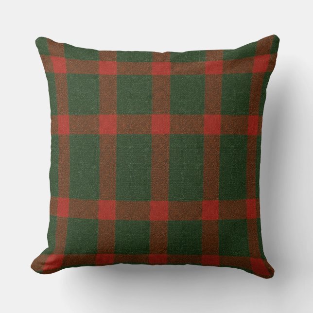 Retro Peppermynt Swirl jul Dekorativ kudde (Framsida)