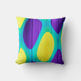 Retro Persian Carpet Peacock Feather Pattern  Kudde