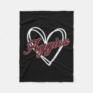 Retro Personlig Aggies-eart Manar Women Kid _2 Fleecefilt