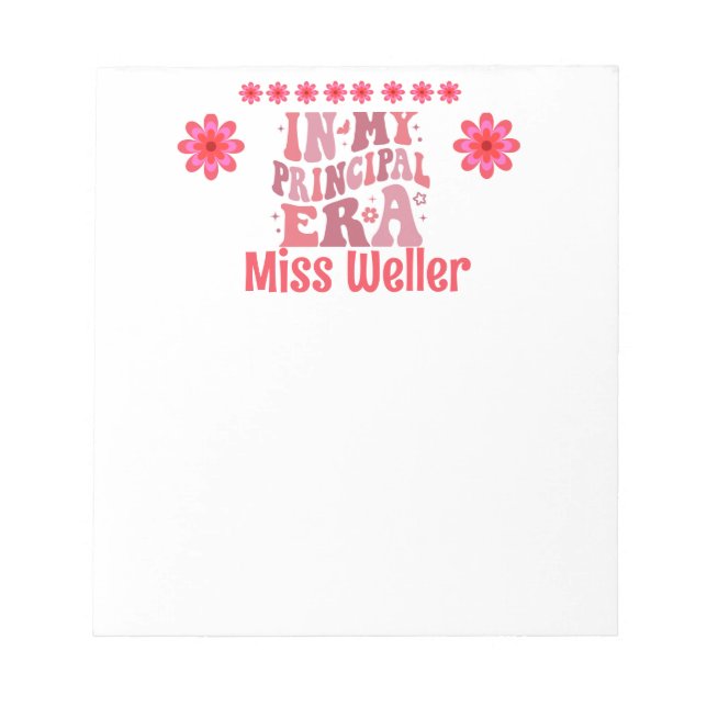 Retro-Personlig i min huvudsakliga era Anteckningsblock (Framsida)